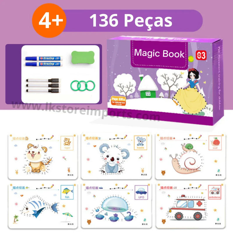 Caderno de Traço e Desenho Infantil