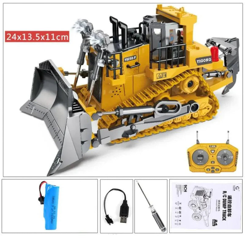 Escavadeiras e Caminhão de Controle Remoto