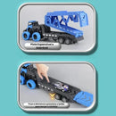 Jeep com Pista Dobrável 6 Carrinhos