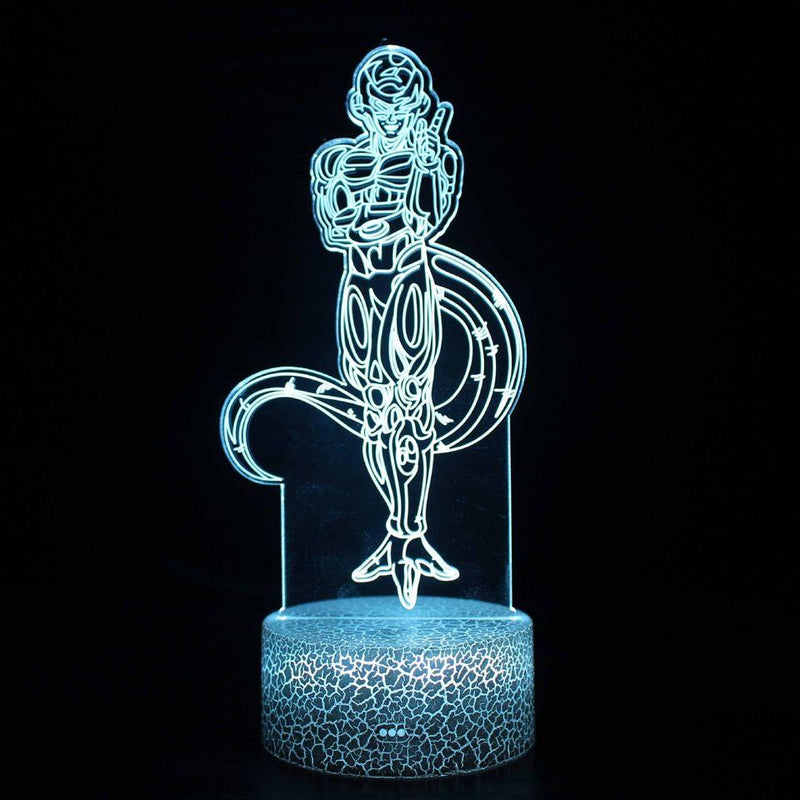 Luminária Dragon Ball Z em LED 3D - 16 Cores RGB com Controle Remoto