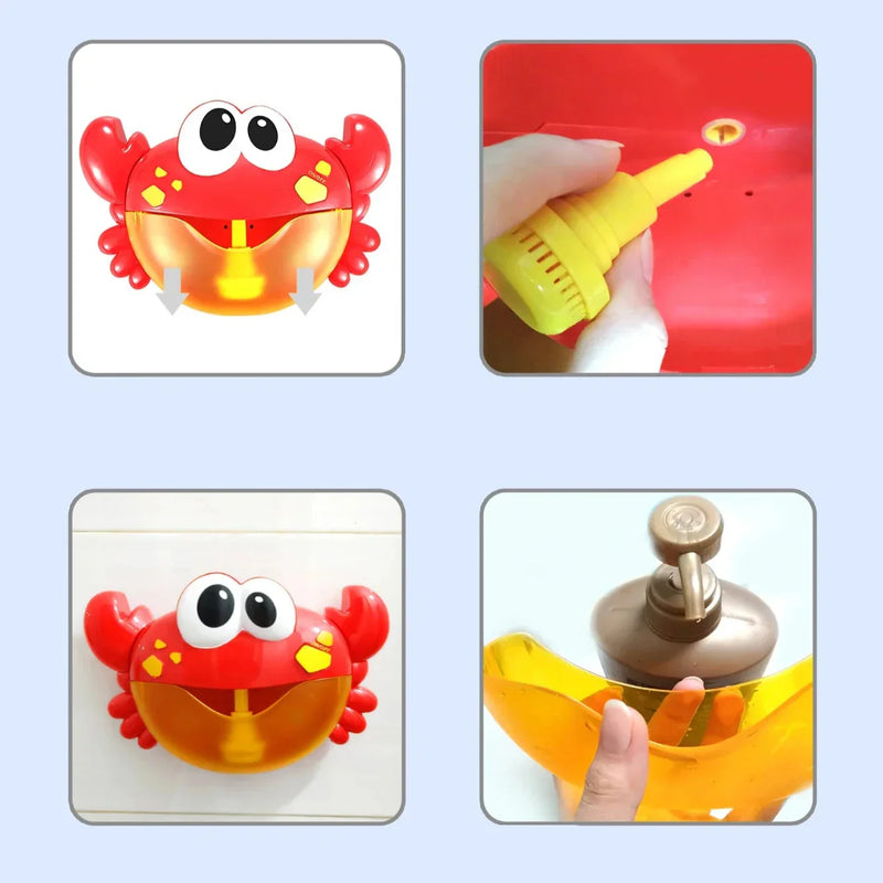 Caranguejo de Bolhas de Sabão - Banho Interativo