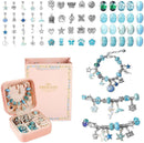 Kit Pulseiras e Berloques Infantil - 66 Peças