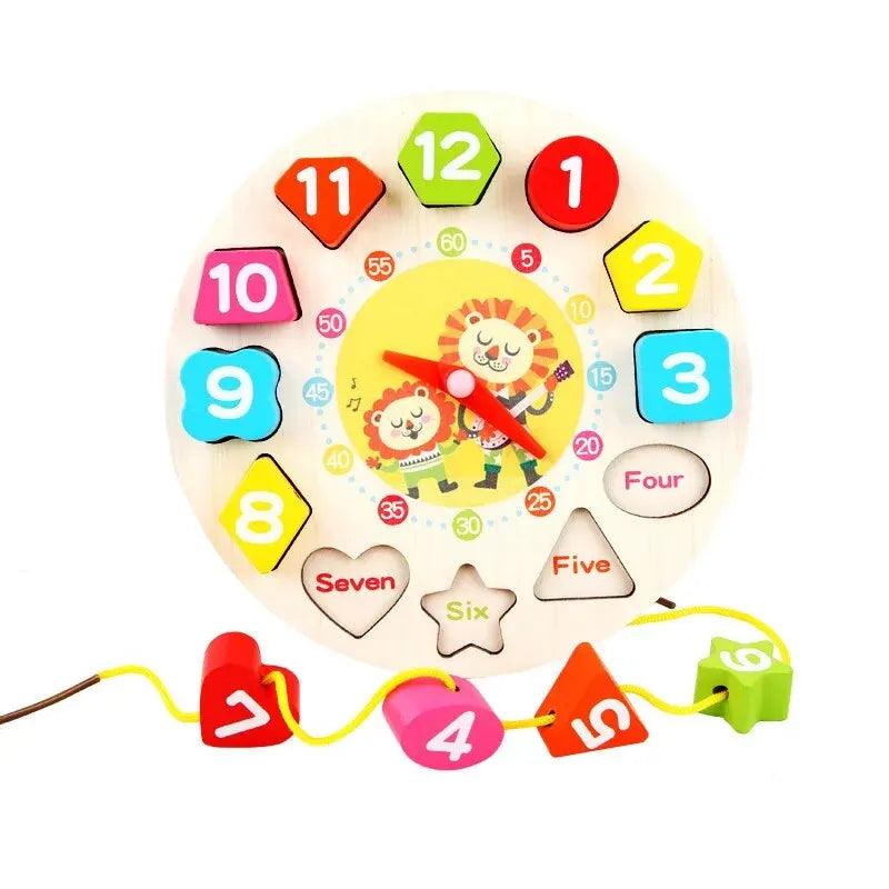 Relógio Quebra Cabeça Montessori