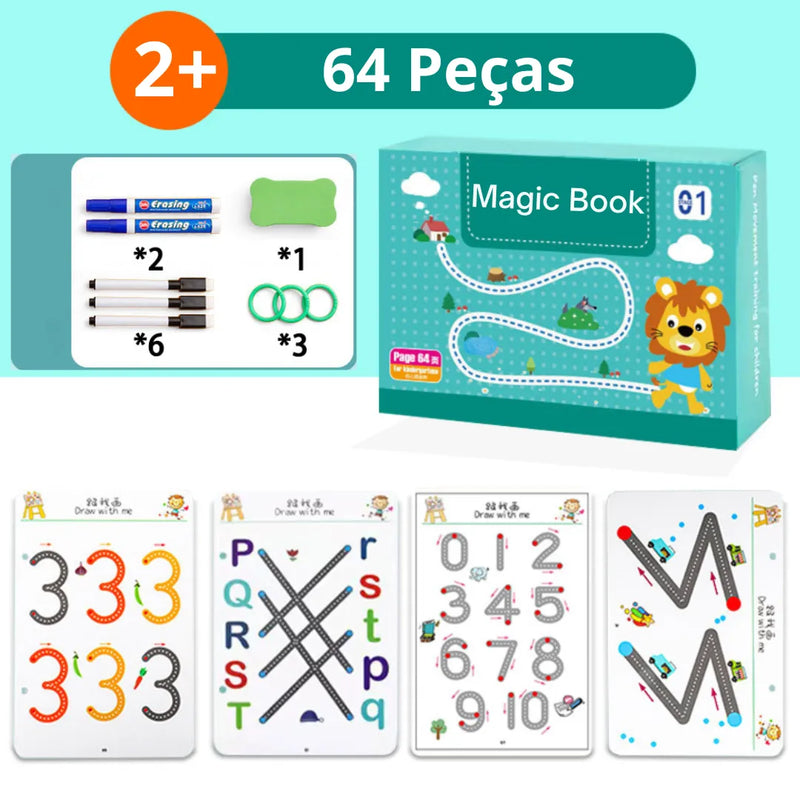 Caderno de Traço e Desenho Infantil